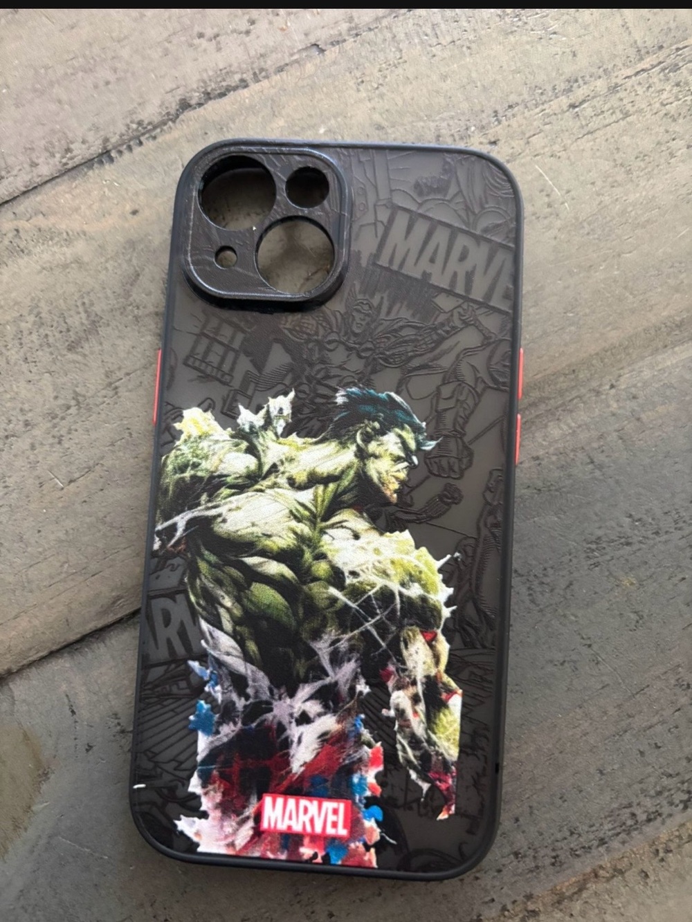 Marvel Hulk Comic Art Phone Case - Black, Green, Red, Blue iPhone 15
